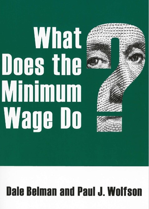 What does the minimum wage do? Book cover