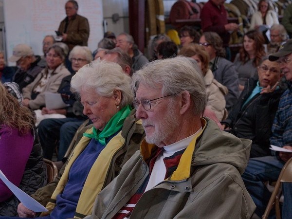 Mostly older residents attend public meeting