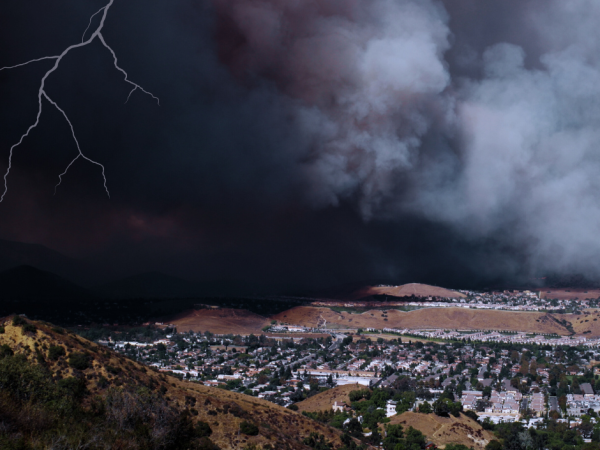 Dark storm on the horizon threatens community
