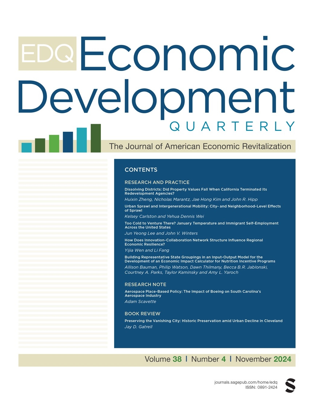 Economic Development Quarterly cover